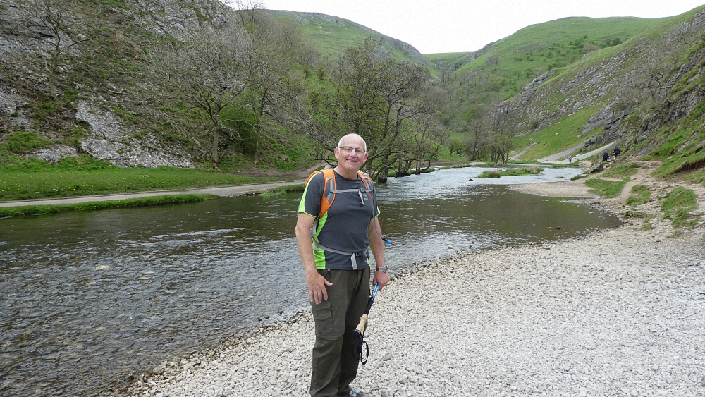 Paul in Dovedale on friday afternoon, Photo by Mike Goodyer