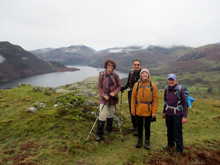 Judy and team on Gowbarrow, Photo by Judy Renshaw